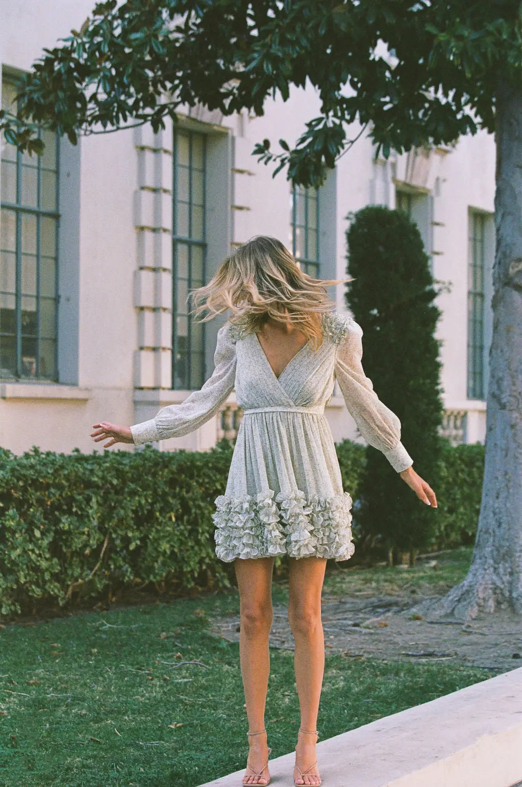 GREEN SWEETHEART DRESS
