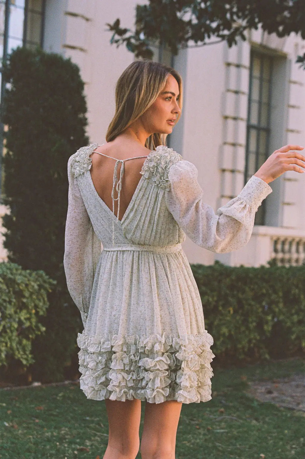 GREEN SWEETHEART DRESS