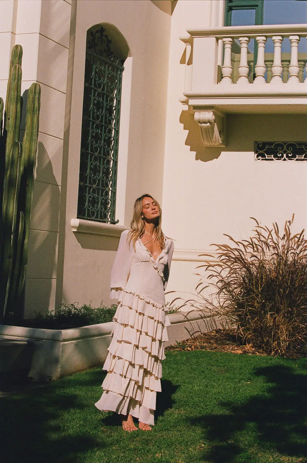 ALB RUFFLE DRESS