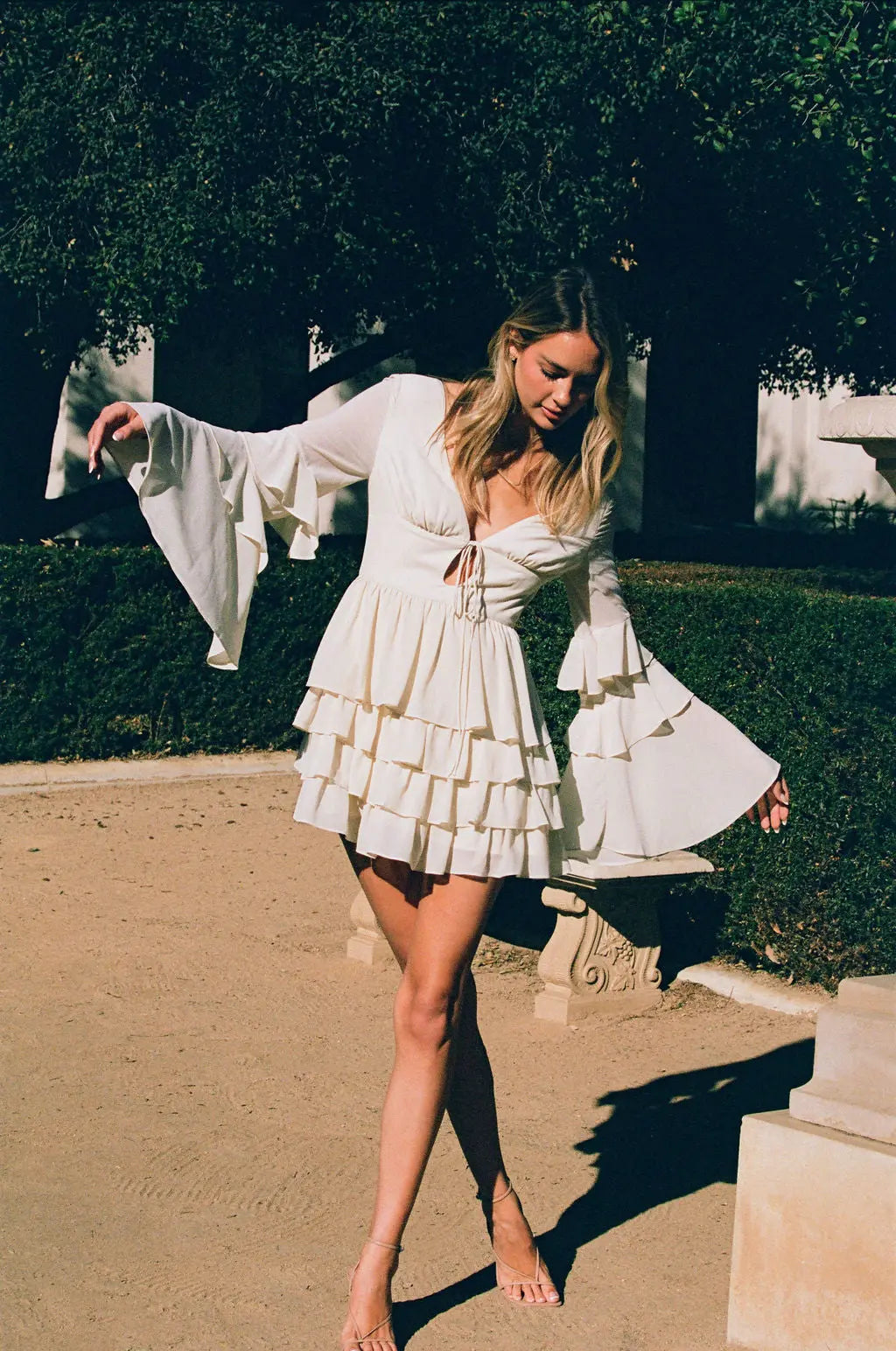 ALB RUFFLE DRESS MINI
