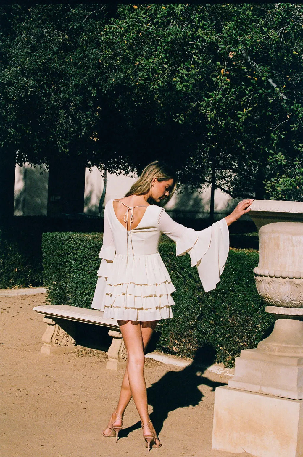 ALB RUFFLE DRESS MINI