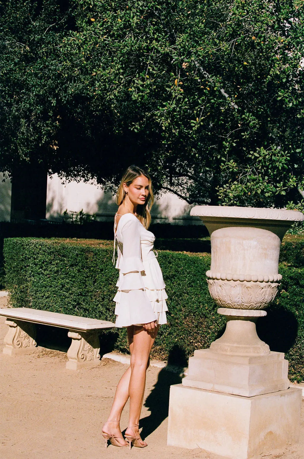 ALB RUFFLE DRESS MINI