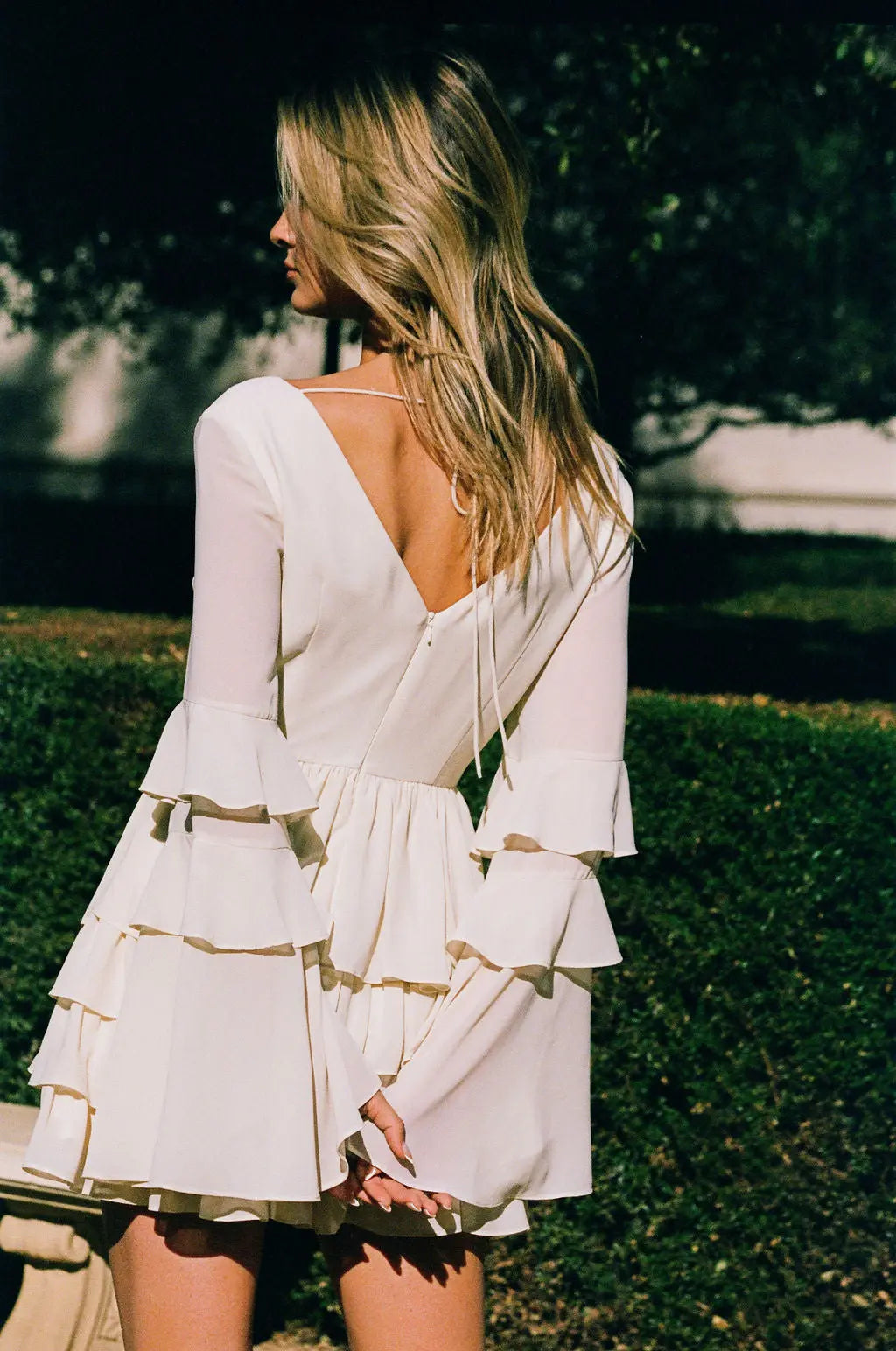 ALB RUFFLE DRESS MINI