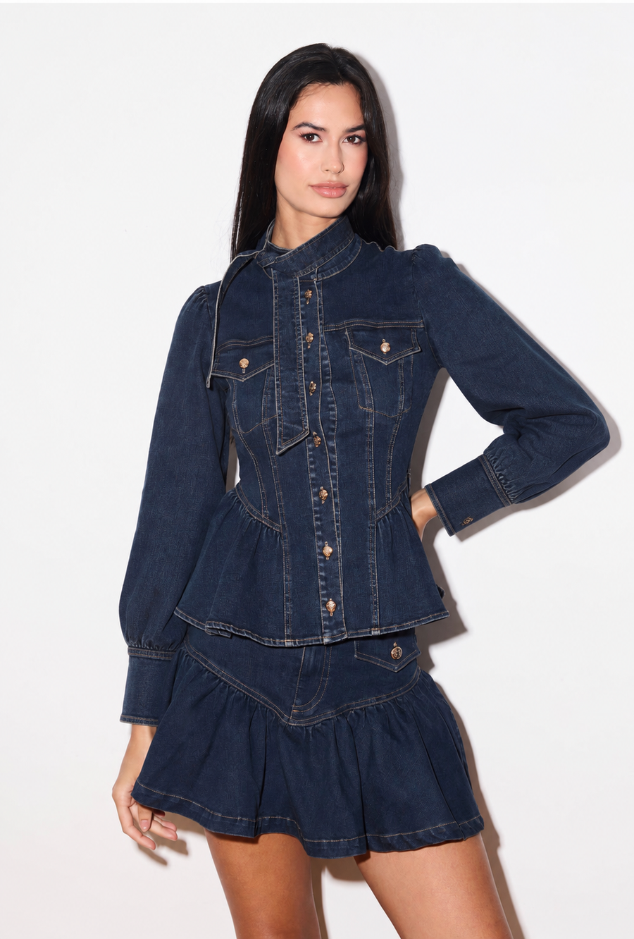 MAE DENIM SKIRT