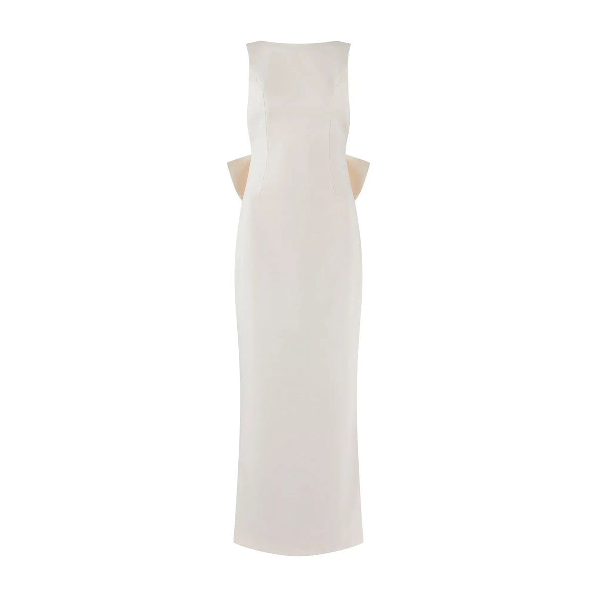 BOW MAXI DRESS ROSE