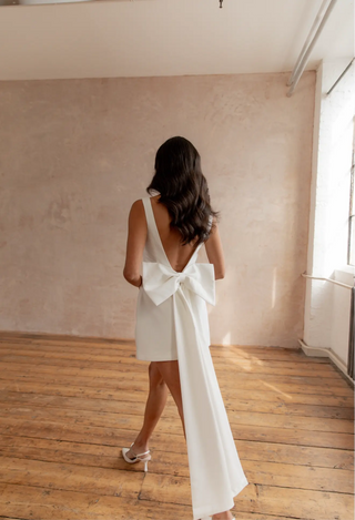 White Dove Bow Dress