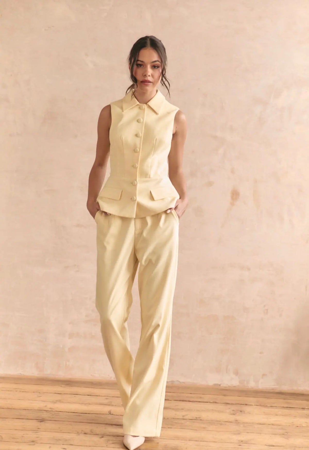 PORTER TROUSERS BUTTERCREAM