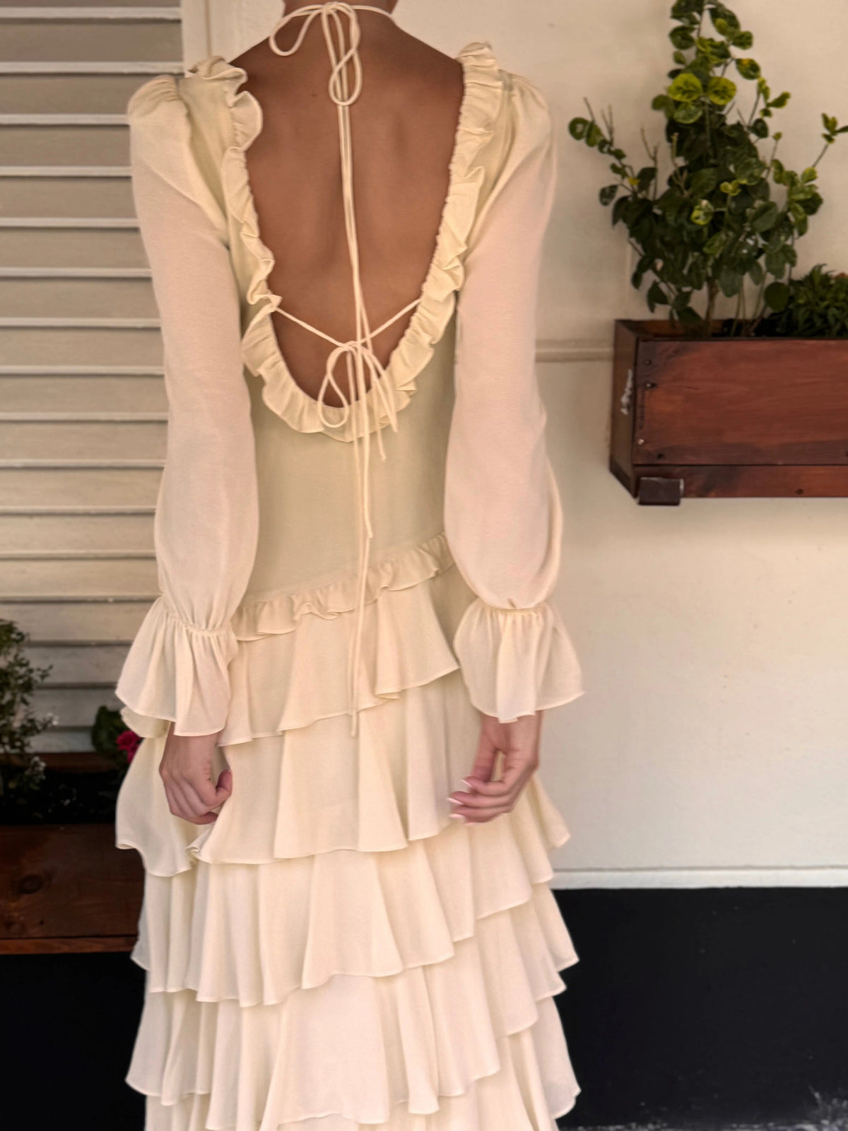 ALB RUFFLE DRESS