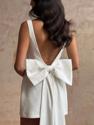 White Dove Bow Dress