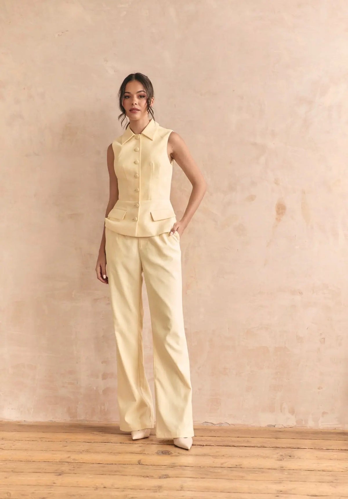 PORTER TROUSERS BUTTERCREAM