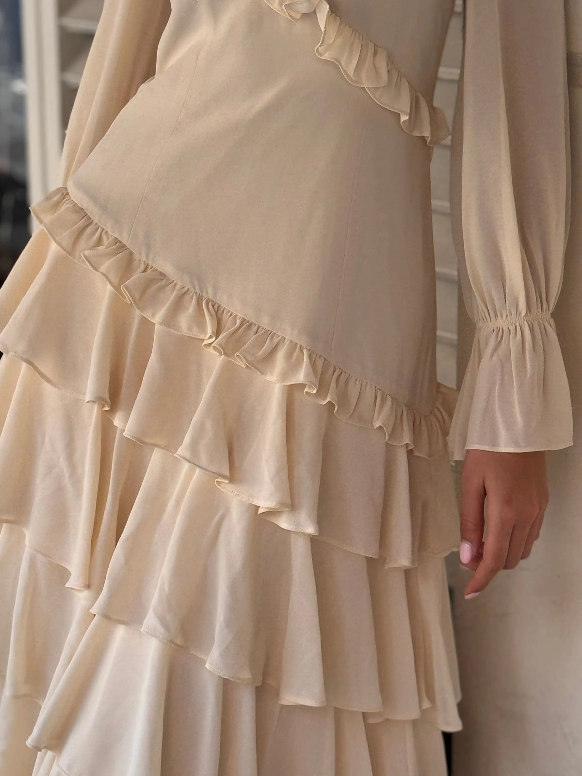 ALB RUFFLE DRESS