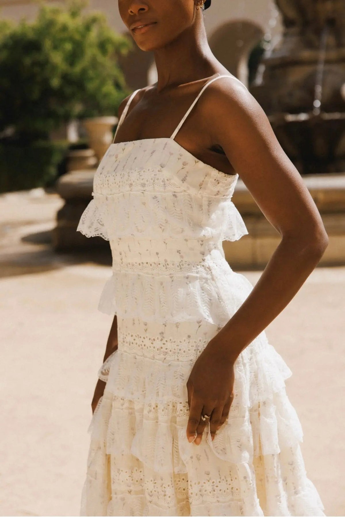 LOVETTE MAXI LACE DRESS YELLOW