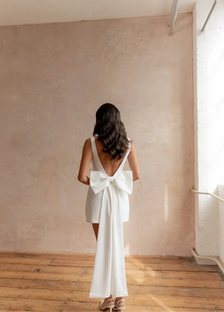 White Dove Bow Dress