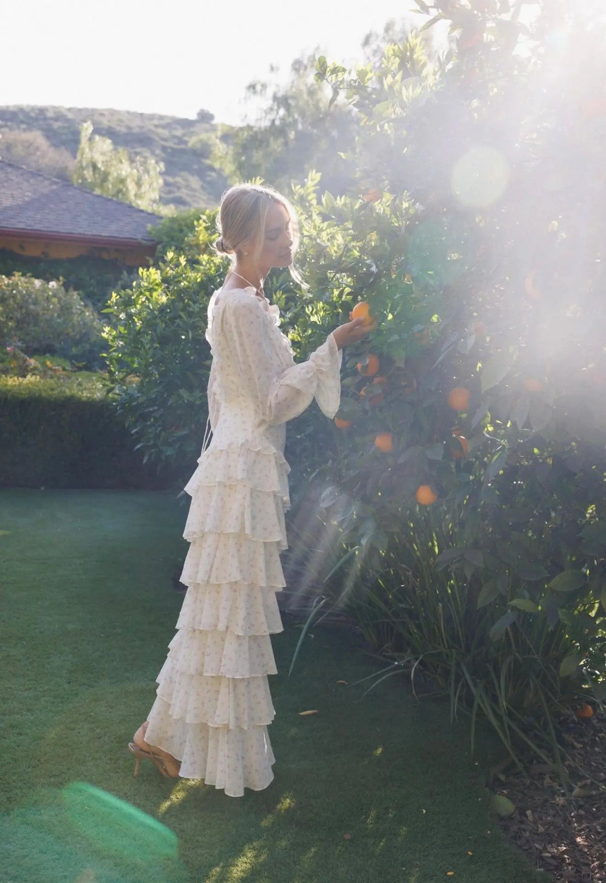ALB RUFFLE DRESS FLORAL