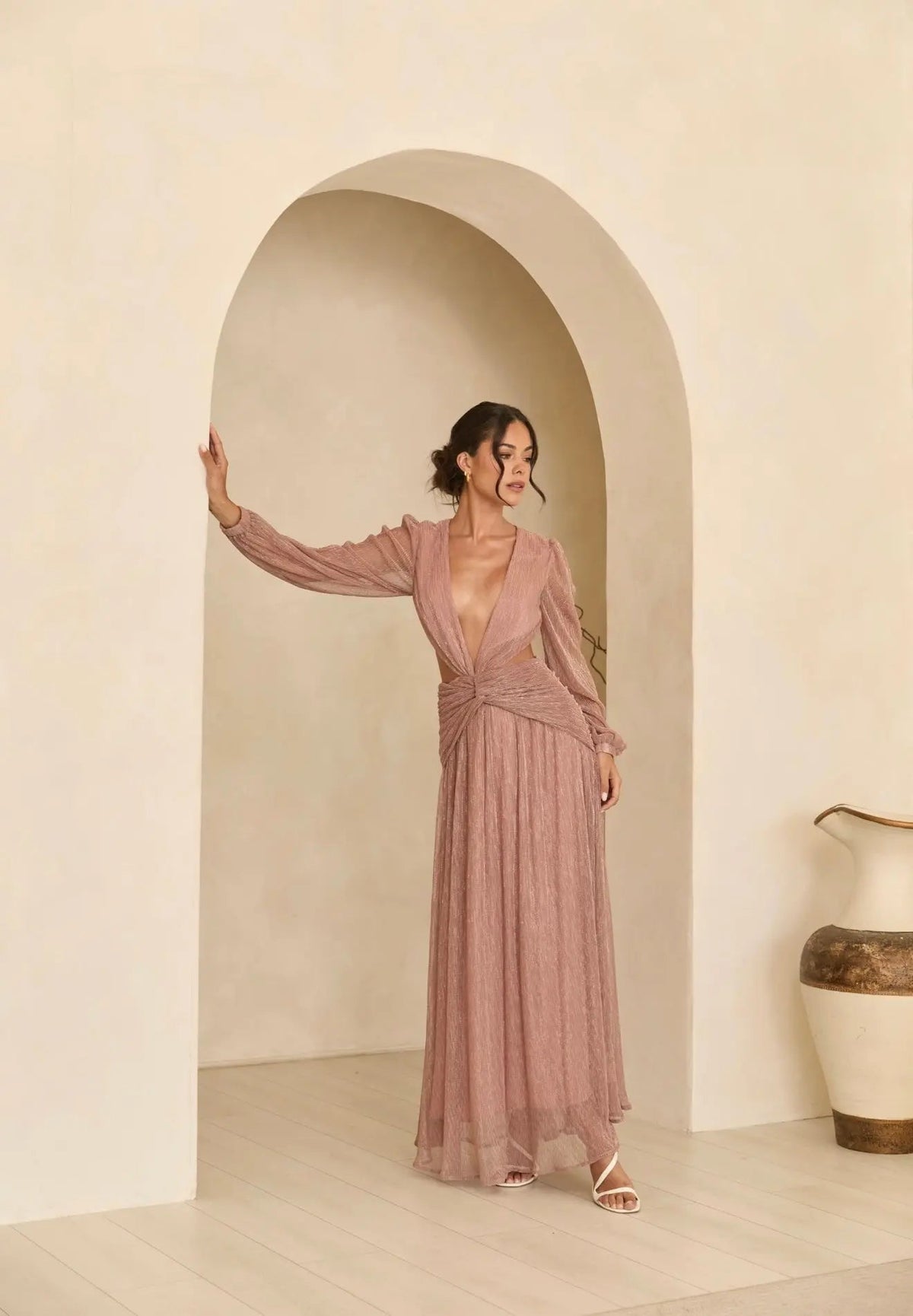 GODDESS DRESS PINK