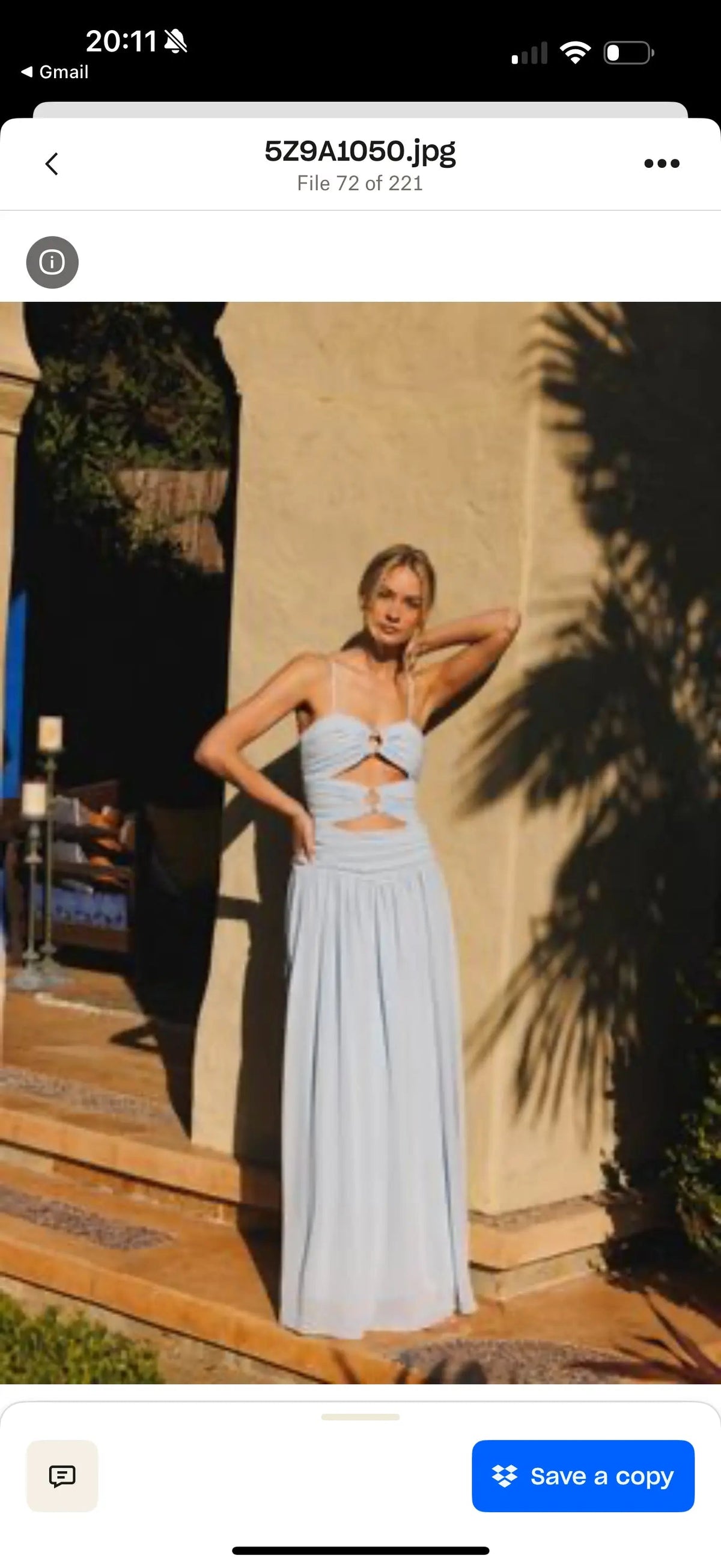 LEGACY DRESS BLUE