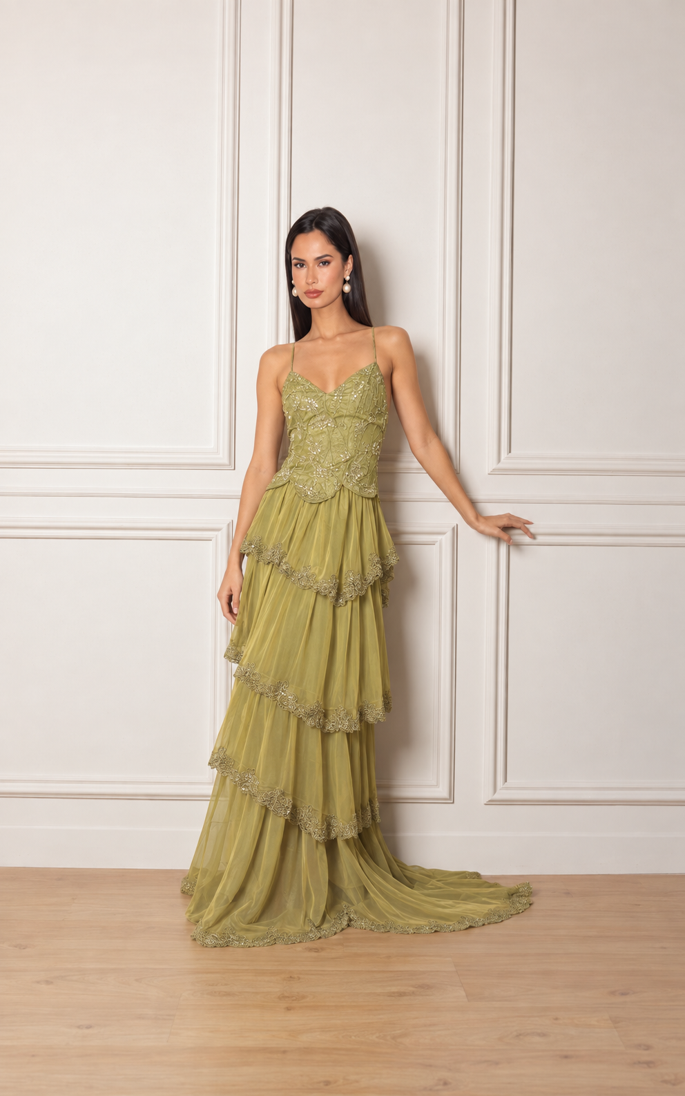 SIENNA DRESS GREEN
