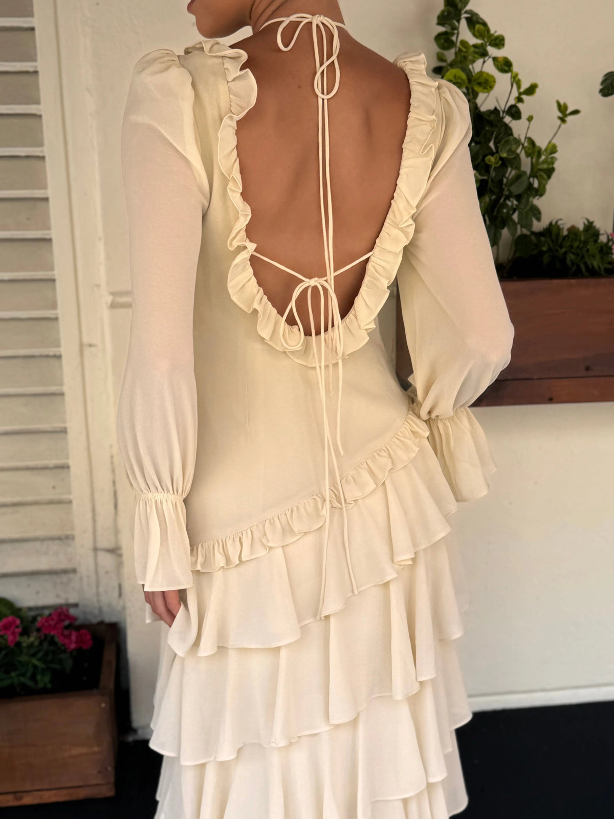 ALB RUFFLE DRESS