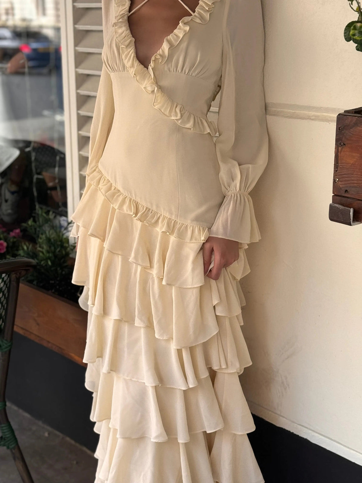 ALB Ruffle Maxi Dress