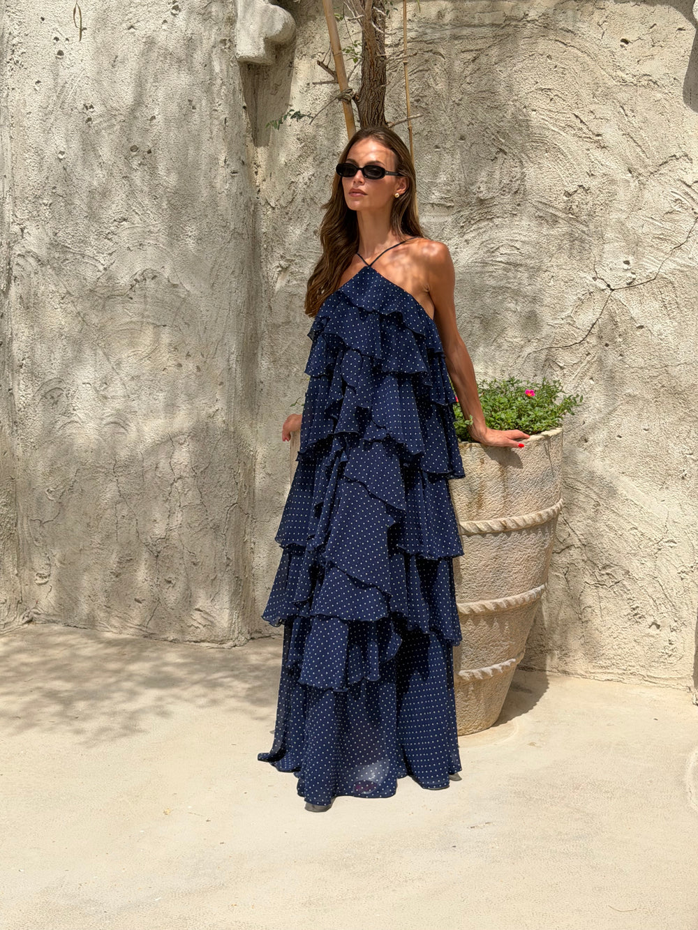 DOLCE POLKA DOT DRESS