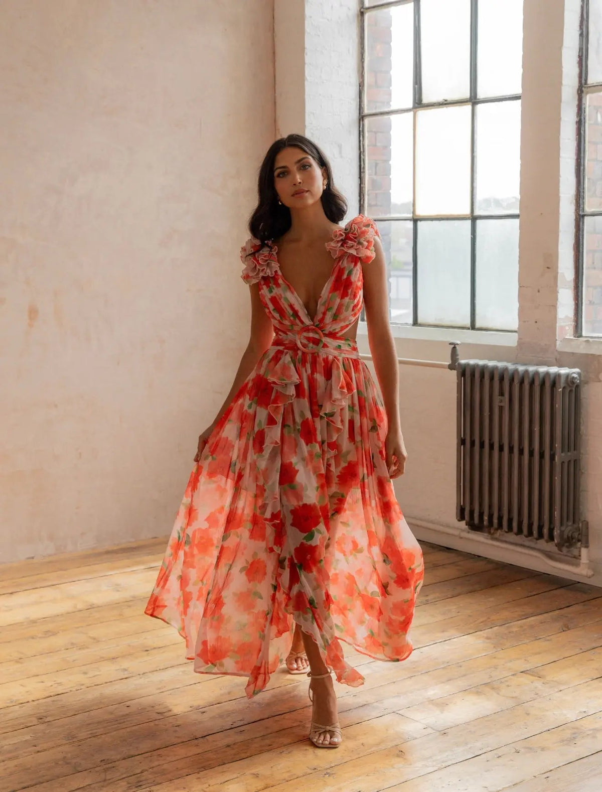 CASSINI MAXI DRESS APEROL