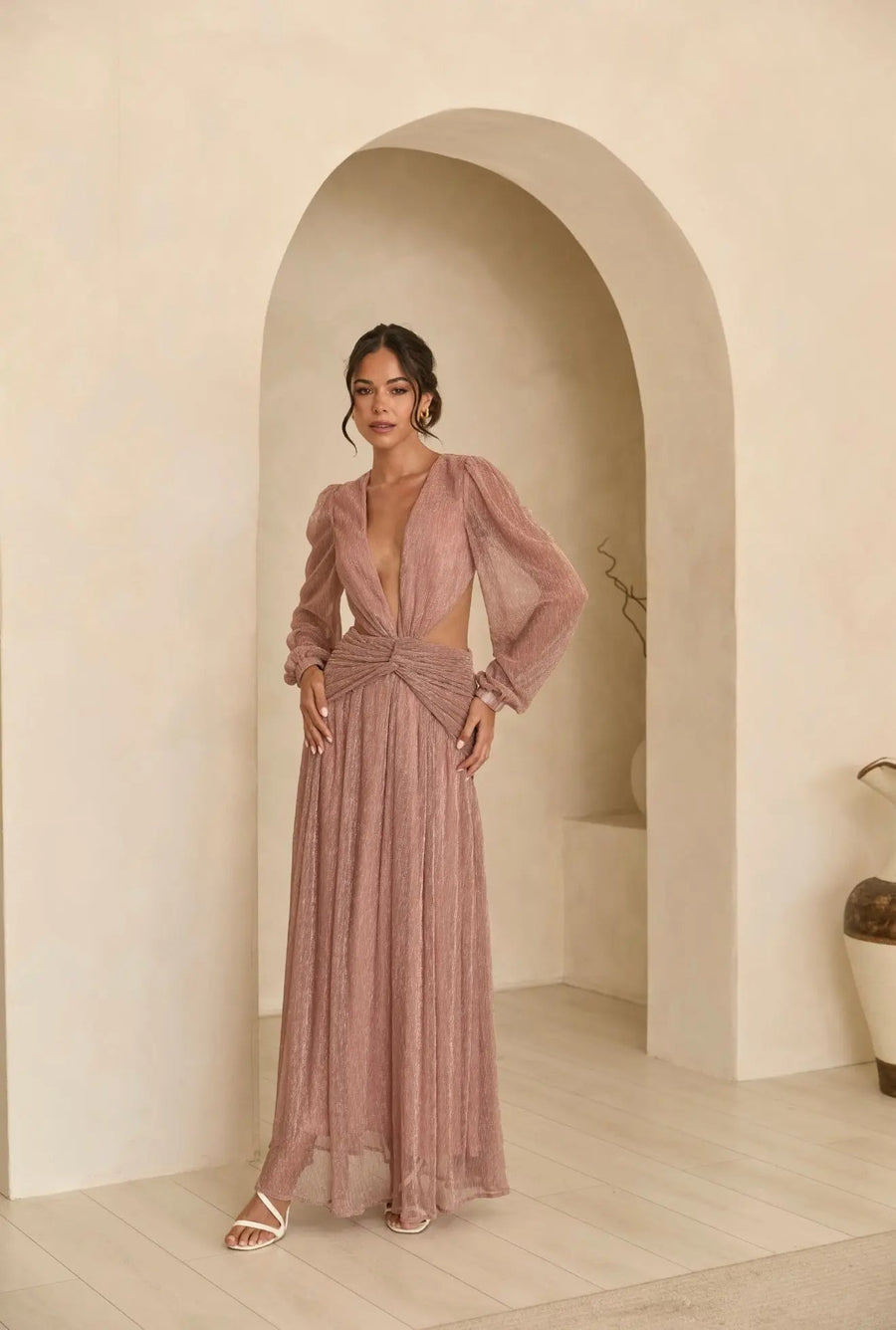 GODDESS DRESS PINK