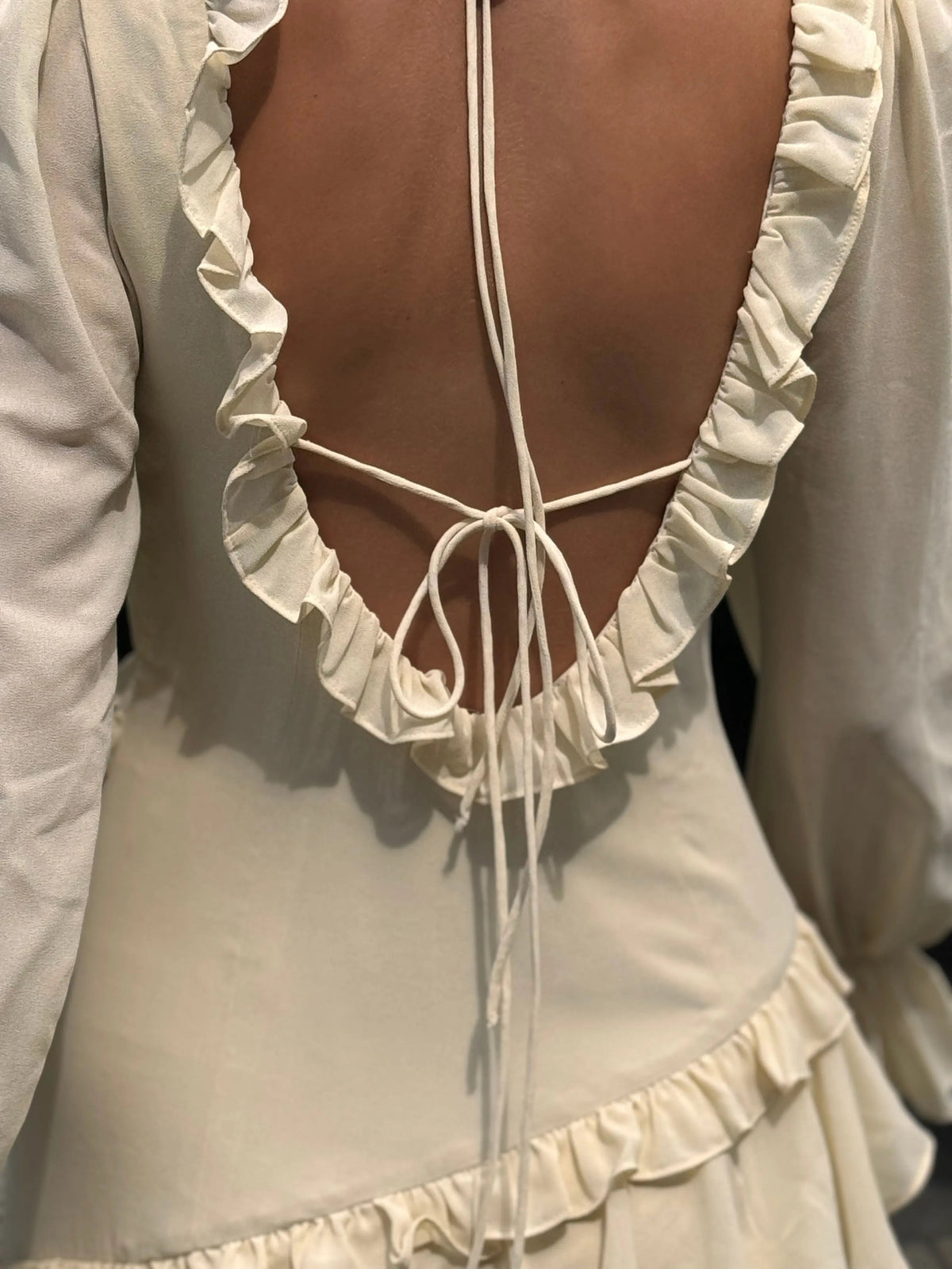 ALB RUFFLE DRESS
