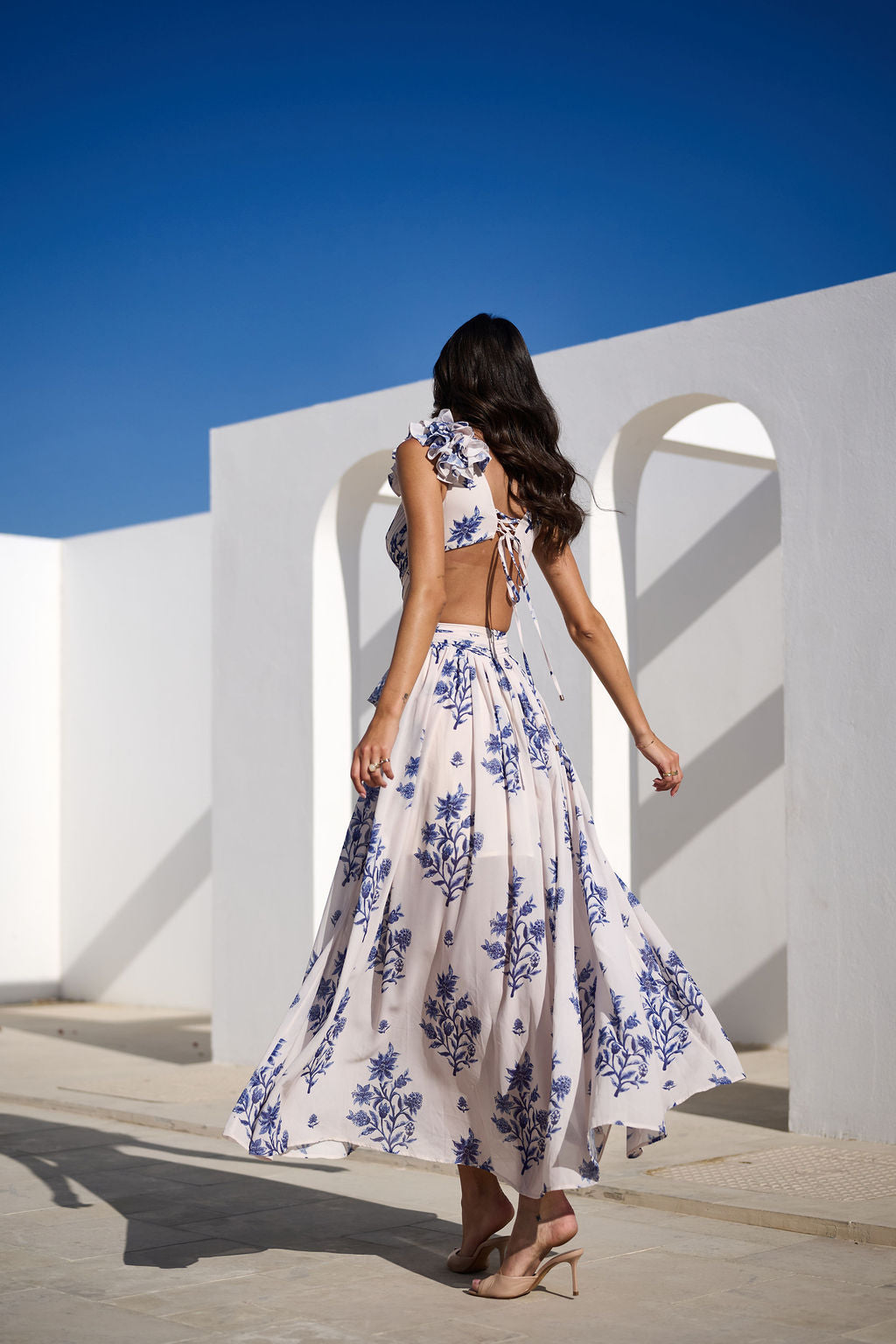 CASSINI CALLA DRESS FLORAL