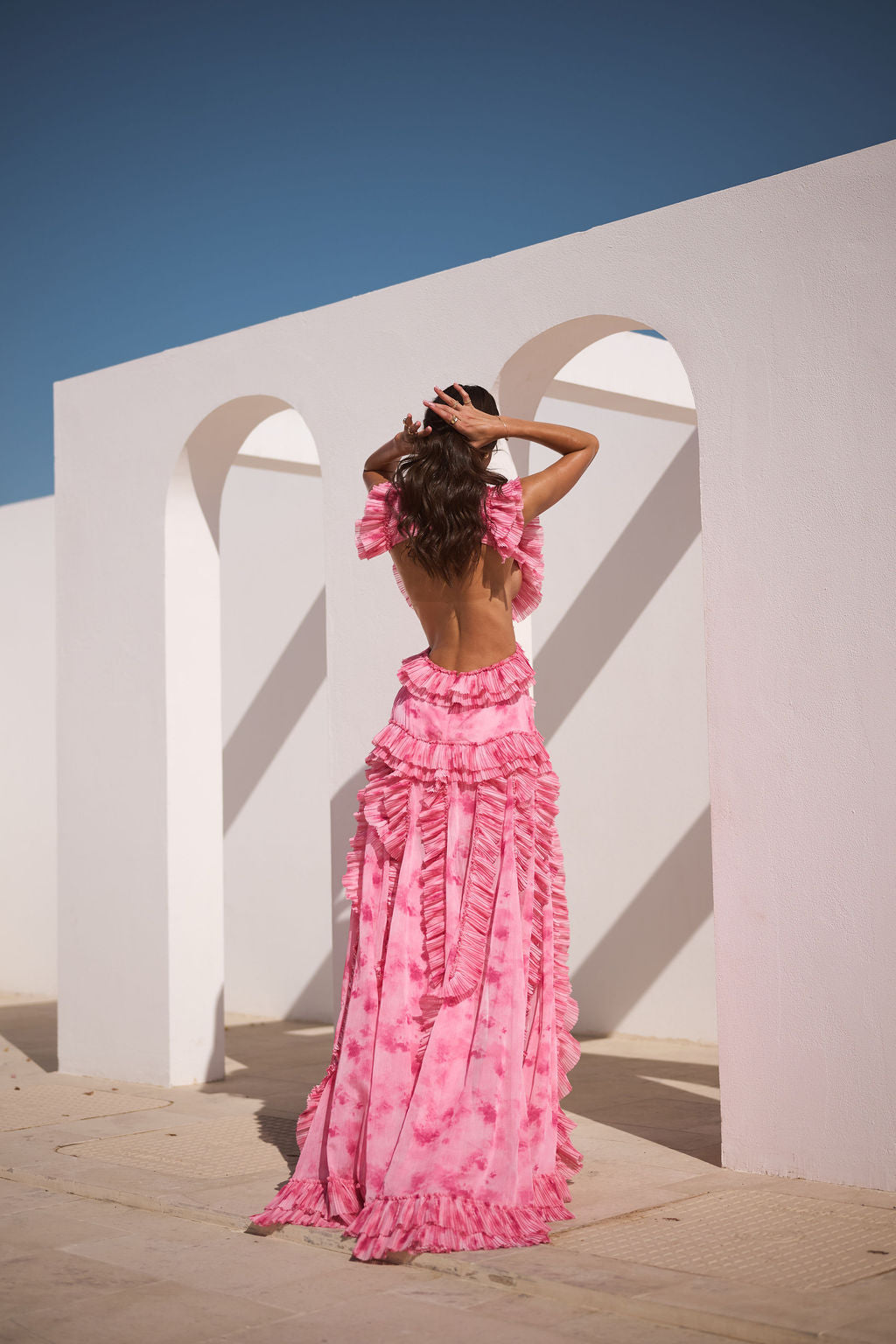 CASSINI ROSEWATER DRESS