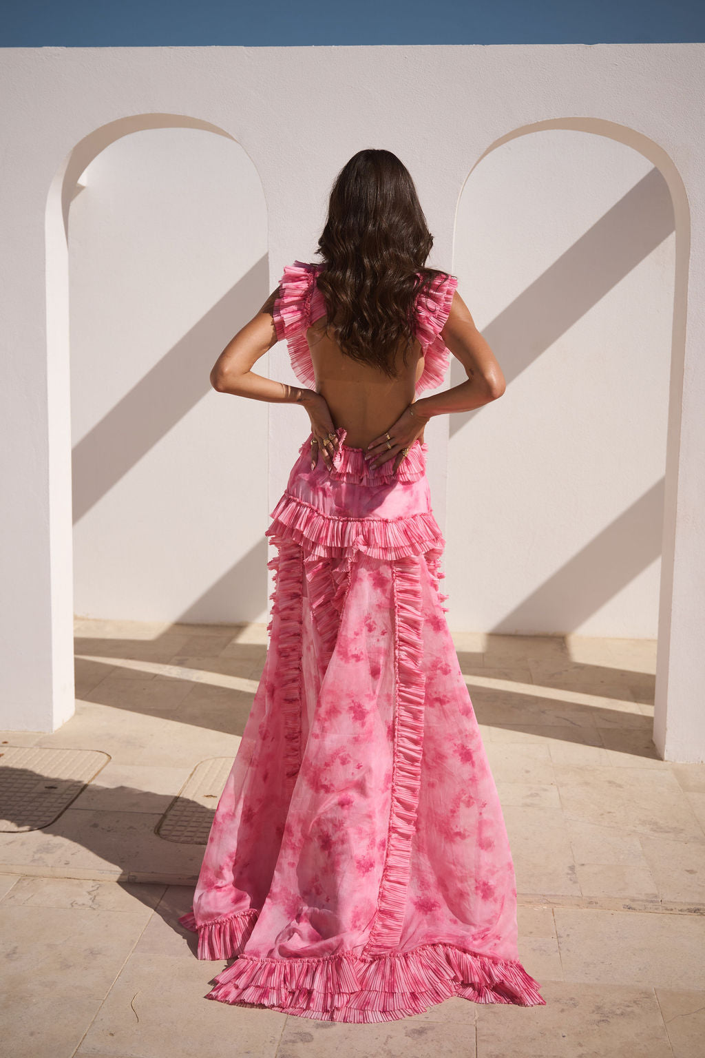 CASSINI ROSEWATER DRESS