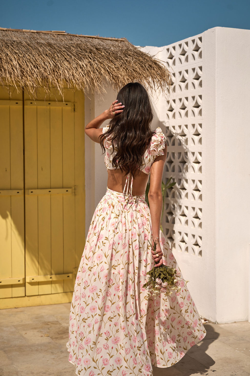 CASSINI PEONY DRESS FLORAL