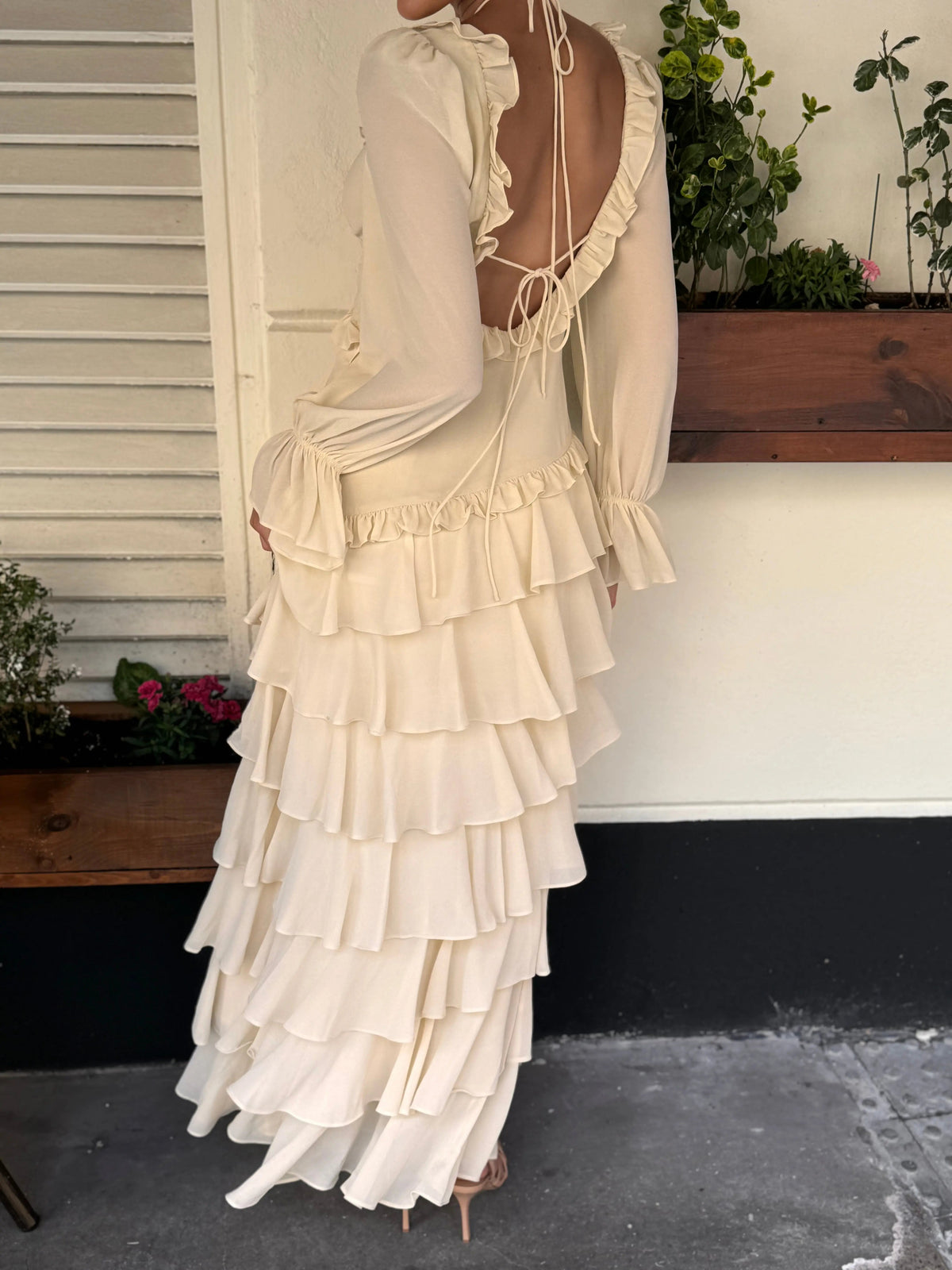 ALB RUFFLE DRESS