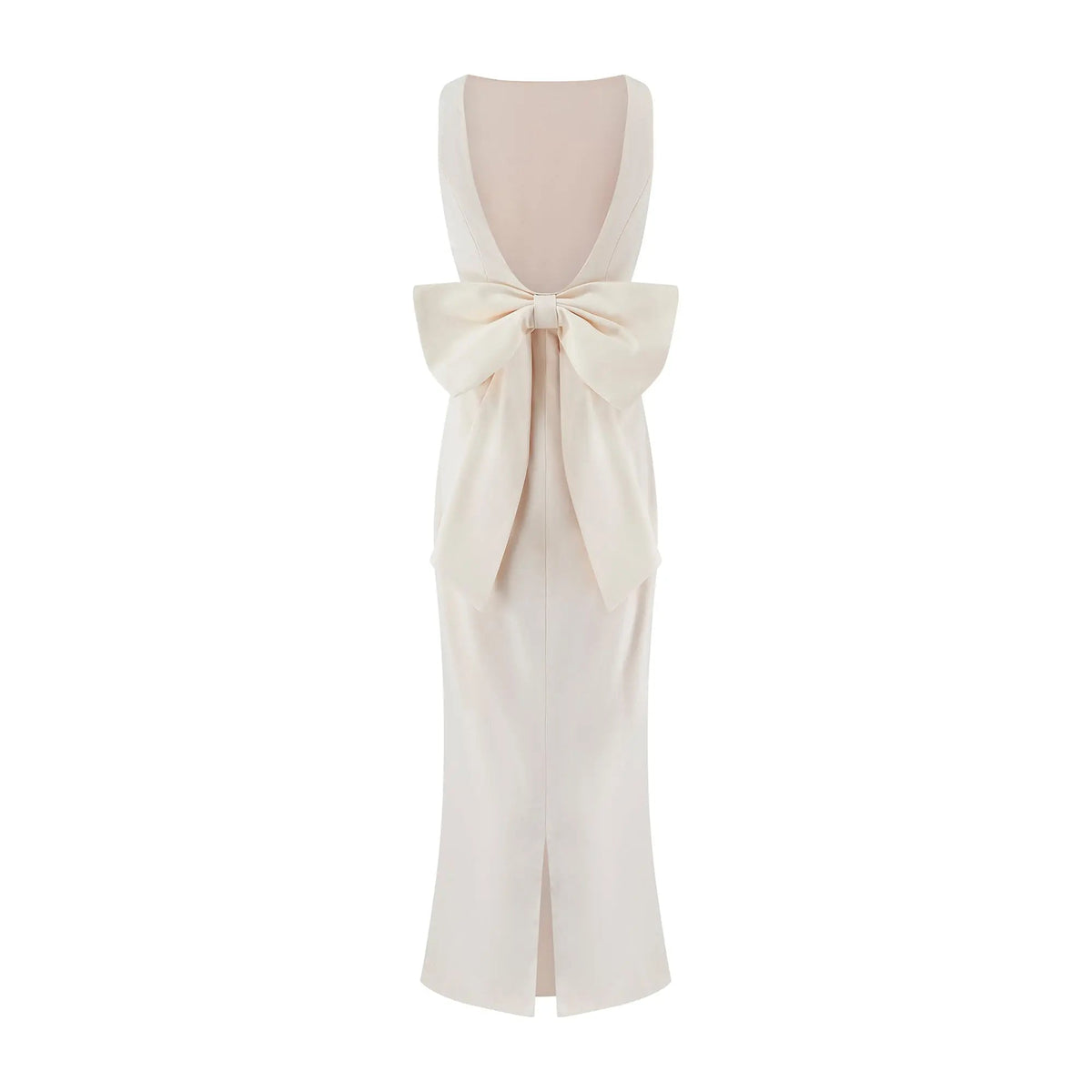 BOW MAXI DRESS ROSE