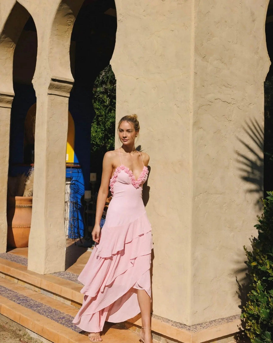 ROSE PETAL DRESS