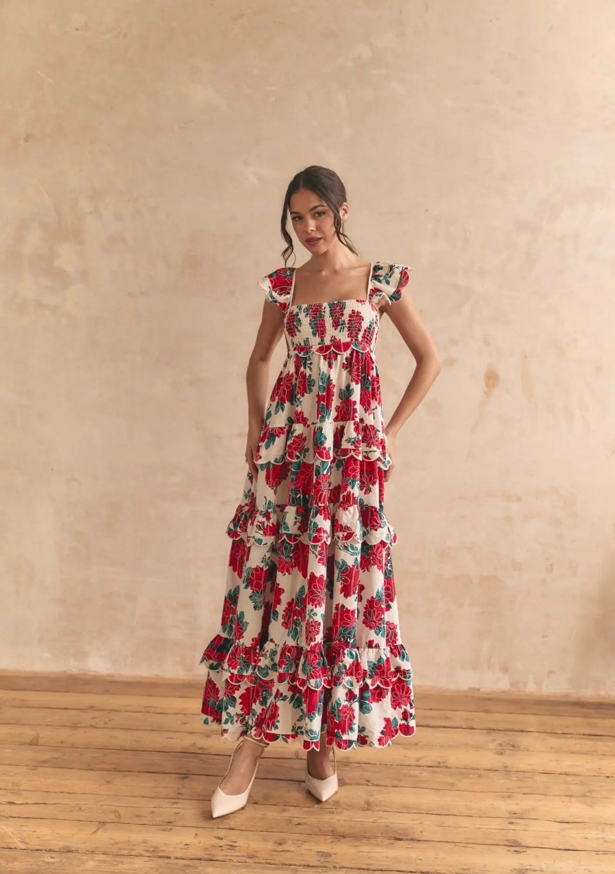 MONACO ROSE MAXI DRESS