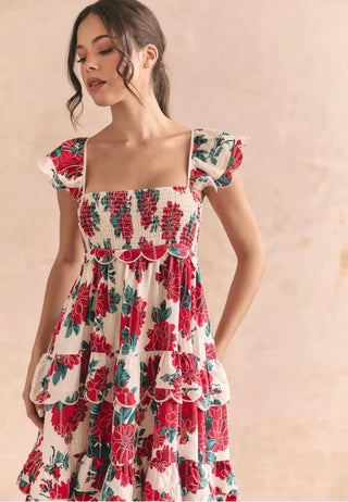 Monaco Rose Maxi Dress