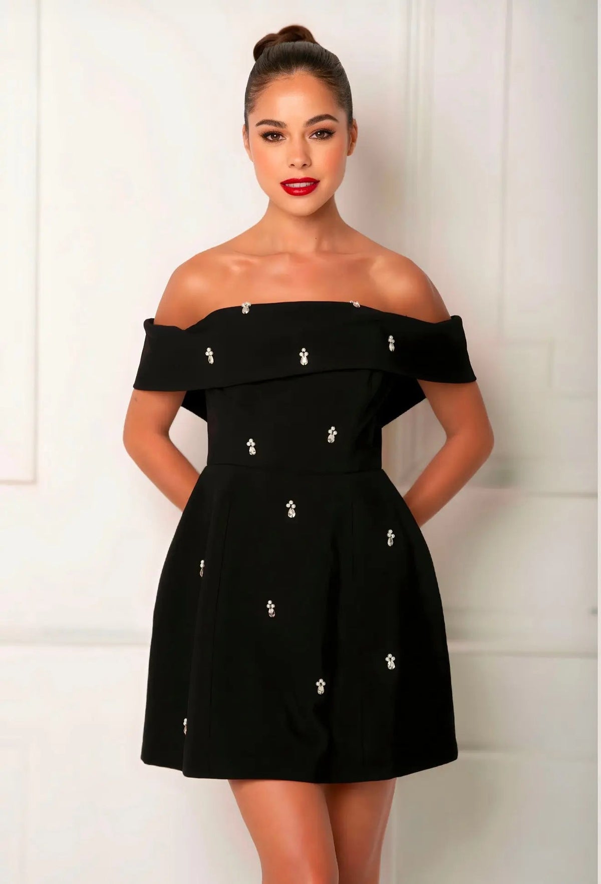CARTER EMBELLISHED DRESS
