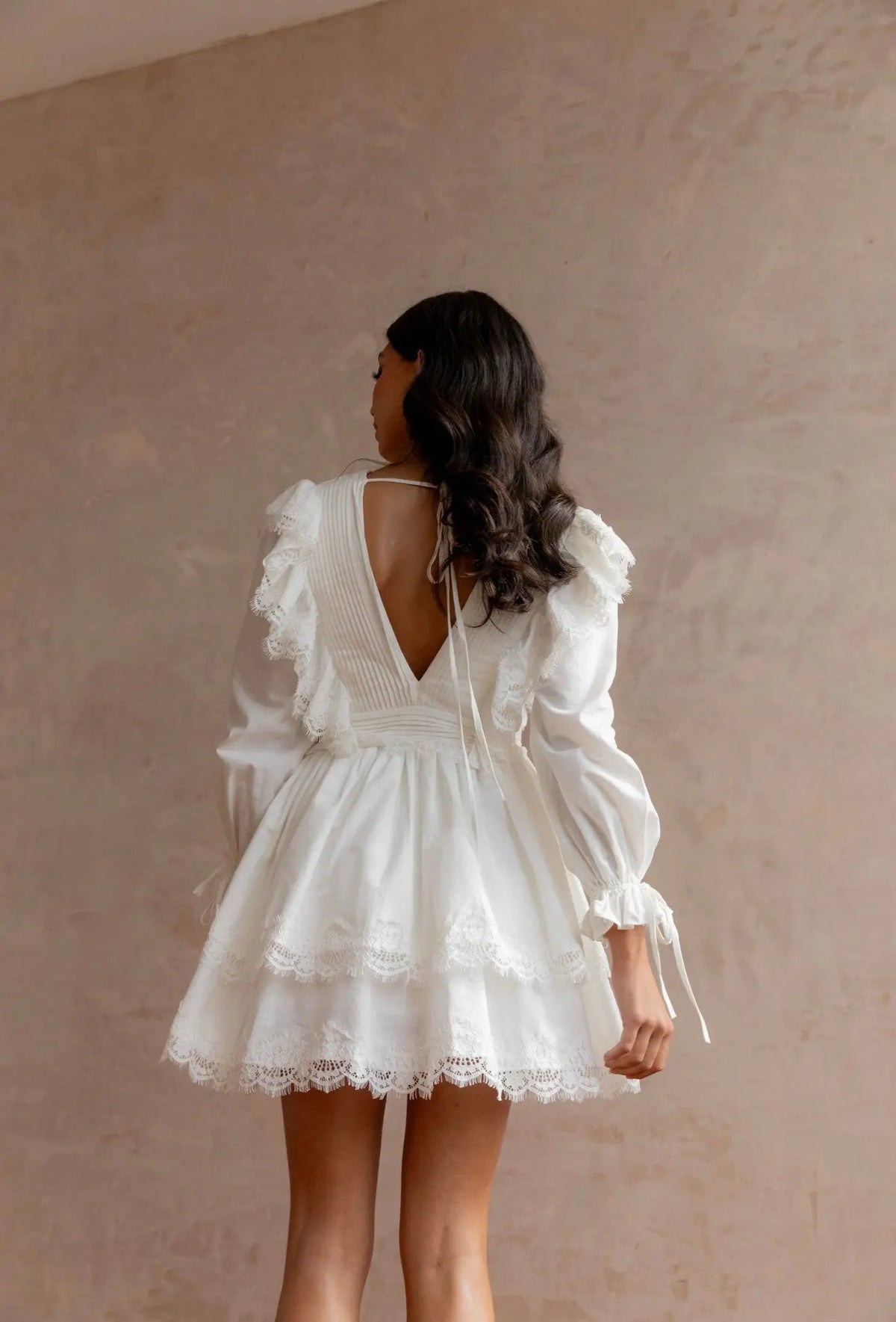 WHITE BLOSSOM DRESS