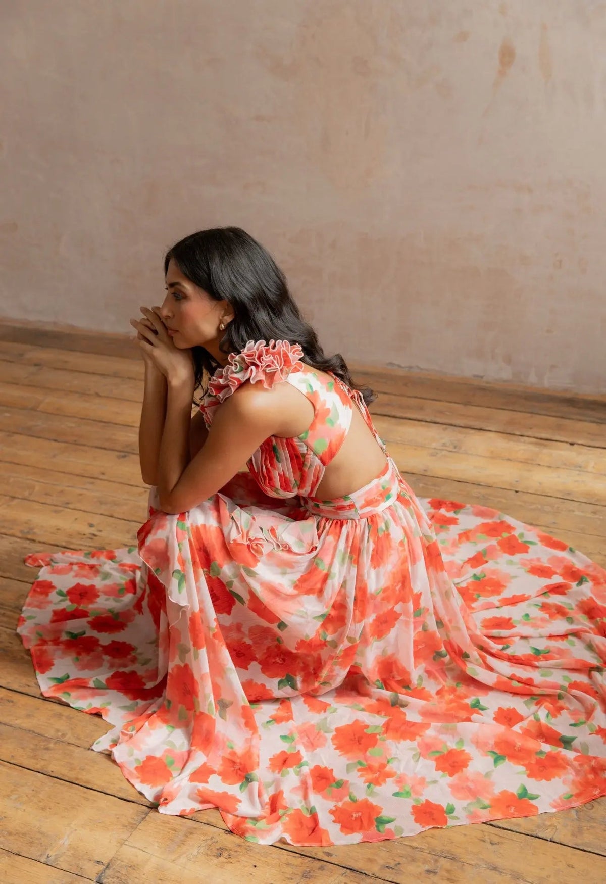 CASSINI MAXI DRESS APEROL