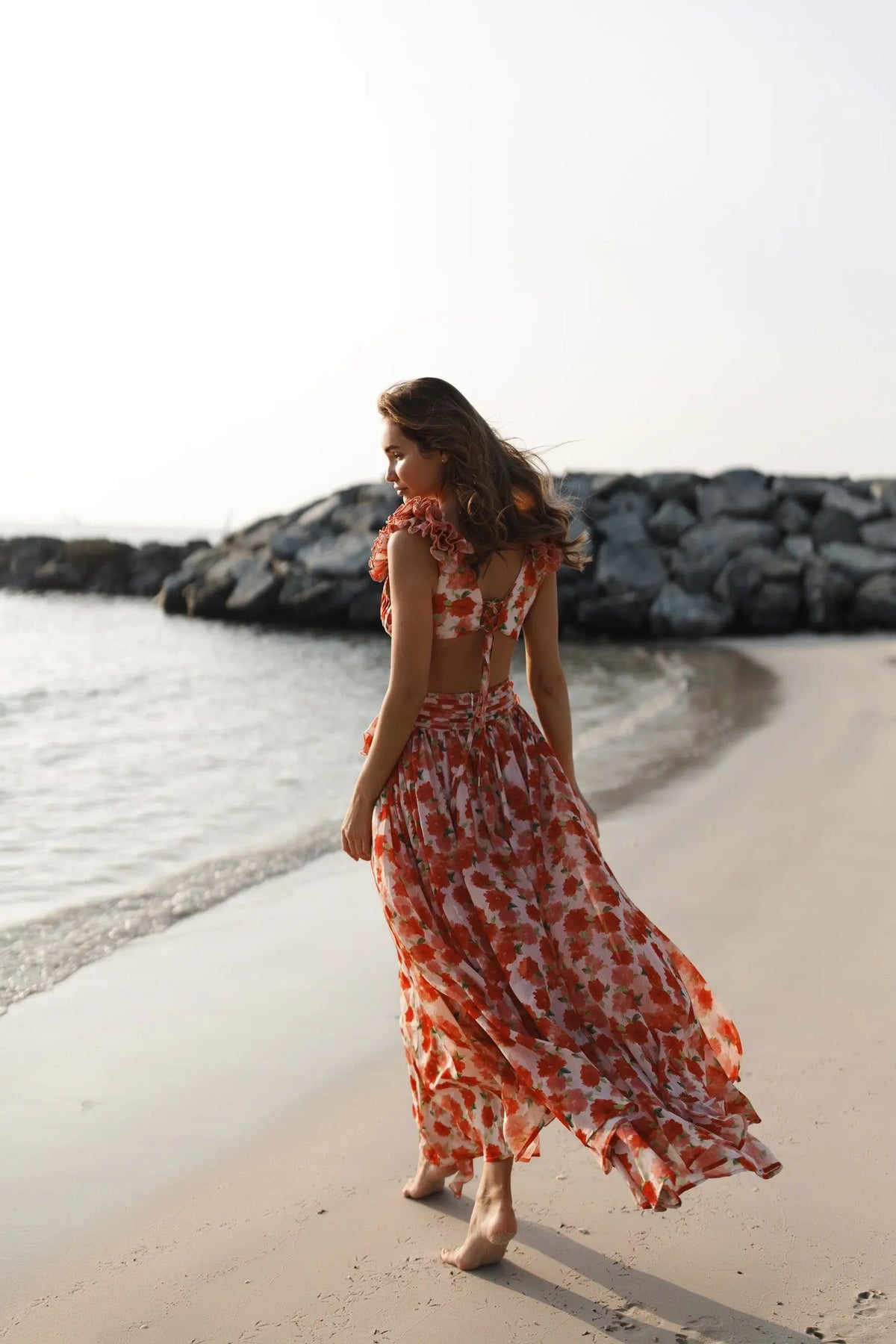 CASSINI MAXI DRESS APEROL