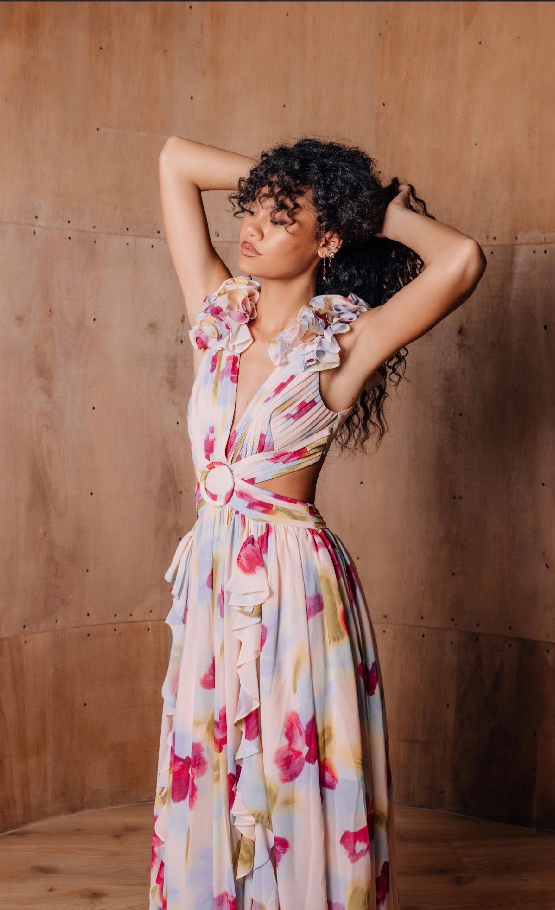 CASSINI MALDIVES DRESS FLORAL