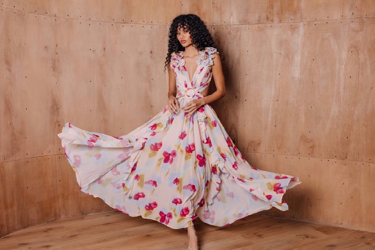 CASSINI MALDIVES DRESS FLORAL