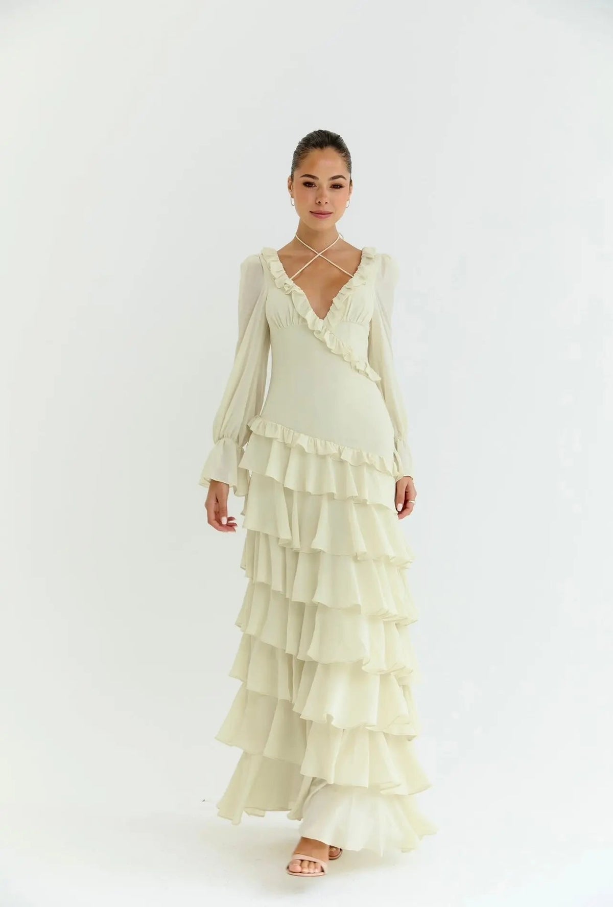 ALB RUFFLE DRESS