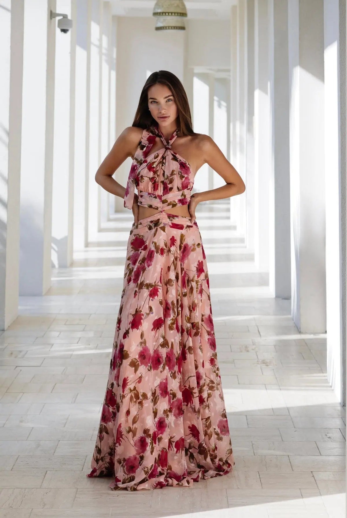 Capri Floral Maxi Dress